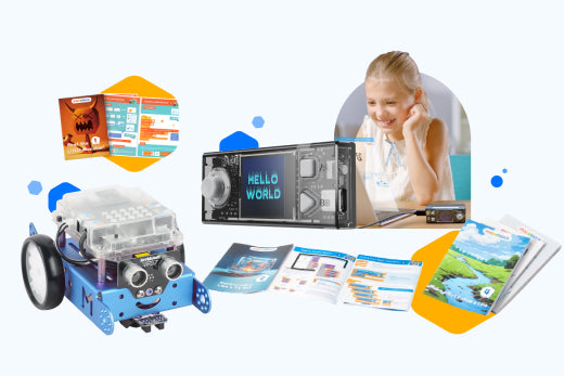 Introduce Makeblock's New Coding Learning Solutions: mBot/CyberPi with Coding Box to Make Learning More Fun