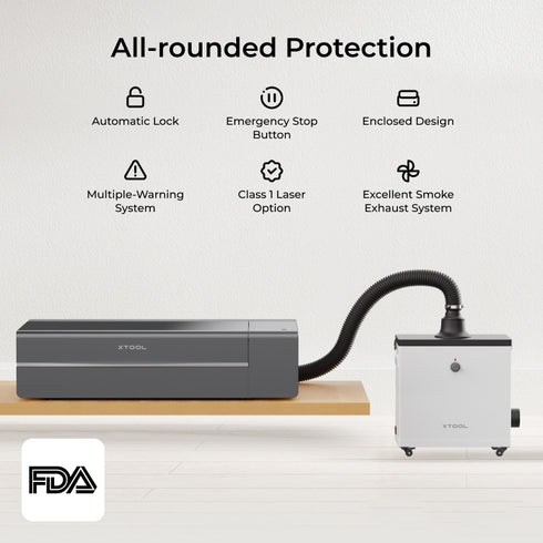 xTool P2 55W Desktop CO2 Laser Cutter for Schools