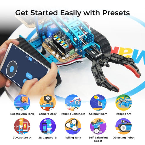 Makeblock mBot Ultimate: 10-in-1 Robot Building Kit for Students