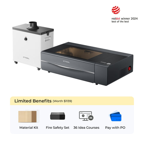 xTool P2 55W Desktop CO2 Laser Cutter for Schools