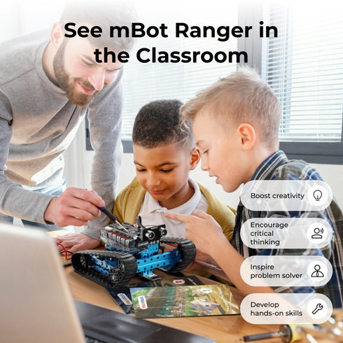 Makeblock mBot Ranger: 3-in-1 Robotics Kit for Building Robots from Scratch