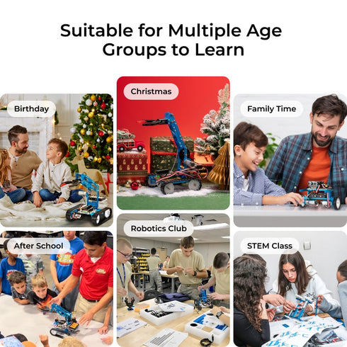 Makeblock mBot Ultimate: 10-in-1 Robot Building Kit for Students