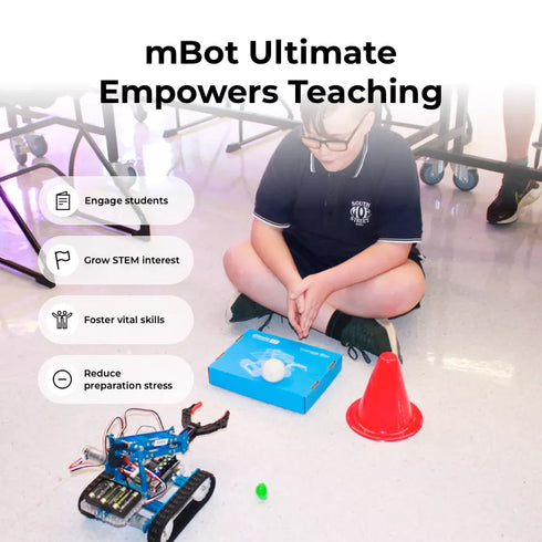 Makeblock mBot Ultimate 10-in-1 Robotics Class Pack for Schools & Groups