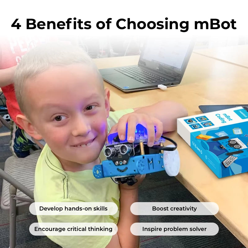 Makeblock mBot: Kid's First Robot Kit for DIY and STEM Learning