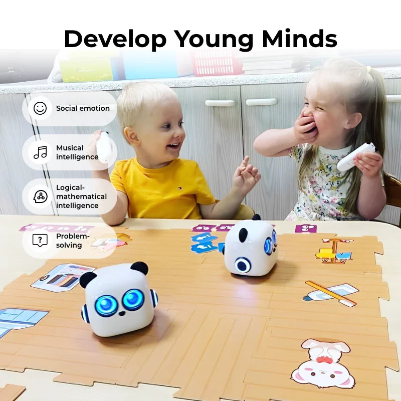 robot toy to develop kids' social emotion and multiple intelligences