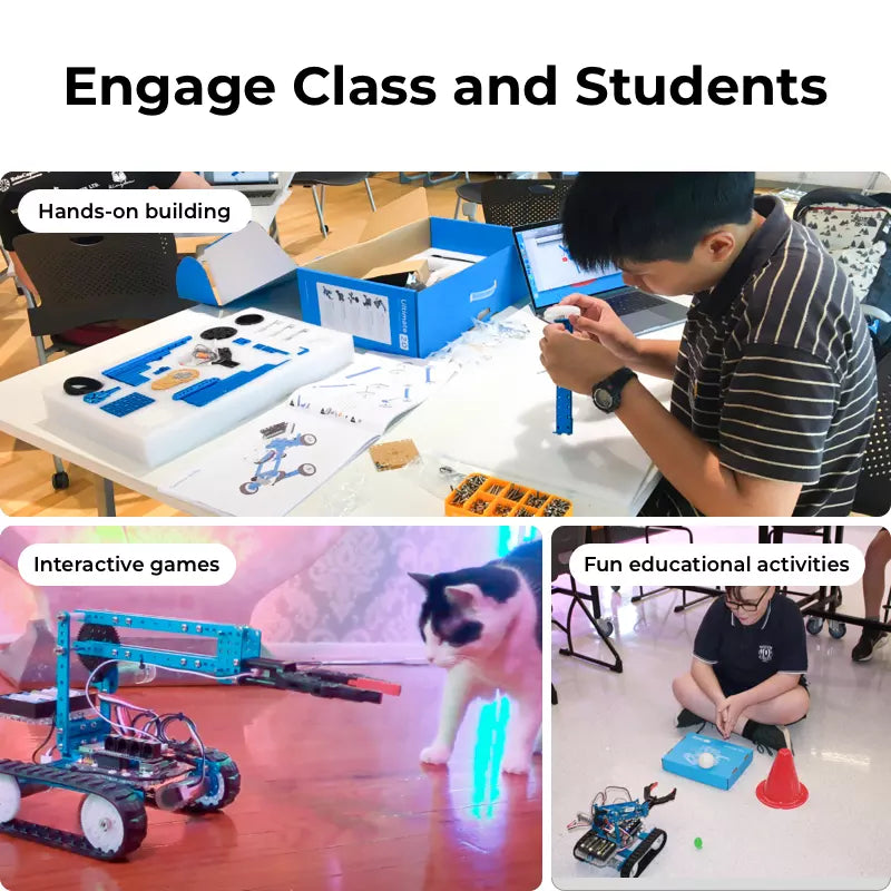 Robots in classrooms engage students with games and activities