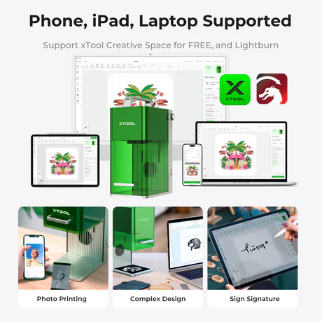 xTool F1: Fastest Portable Laser Engraver with  IR + Diode Laser