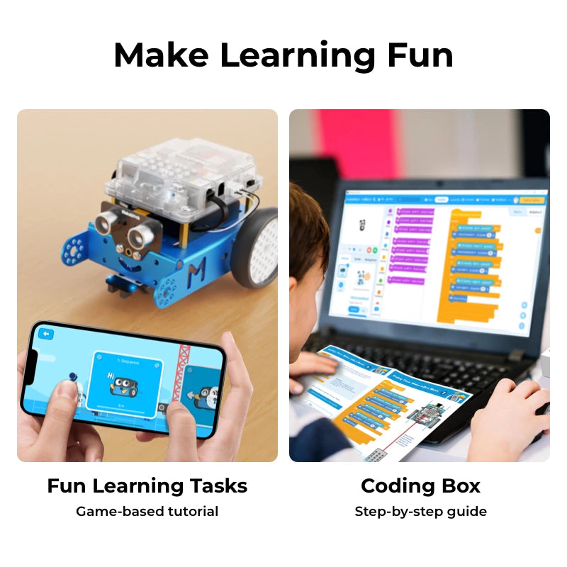 Makeblock mBot: Kid's First Robot Kit for DIY and STEM Learning