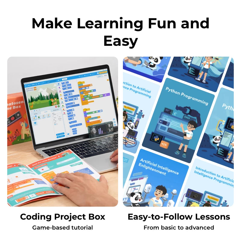 Makeblock CyberPi: Educational Electronics Kits for Beginners to Learn Programming