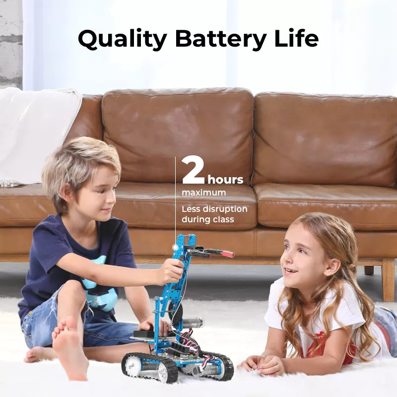 Robot education kit with long battery life
