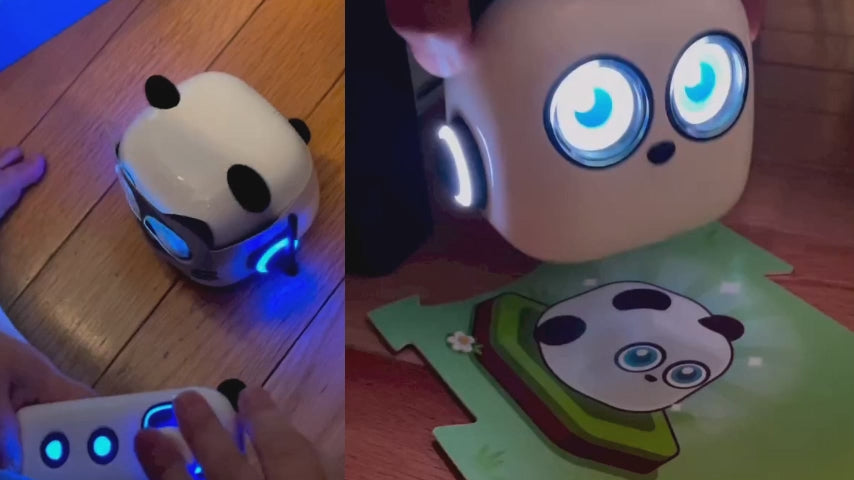 Makeblock mTiny: Smart Panda Robot for Preschoolers to Learn Coding, Music, Math, and Language.