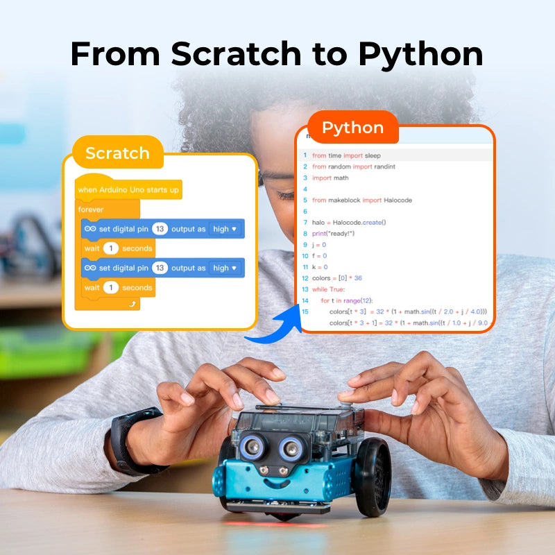 learn block based coding and python